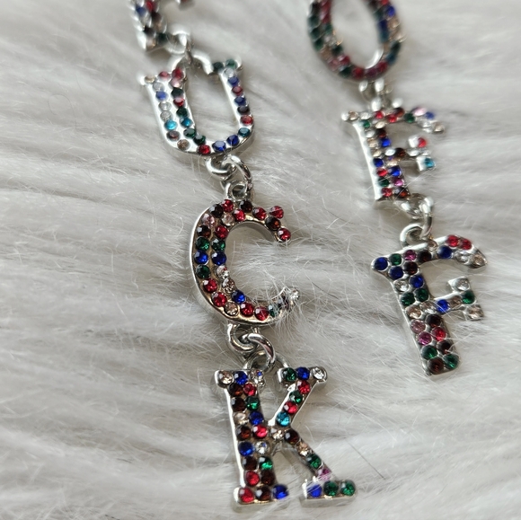 F*** Off Earrings - Picture 3 of 4